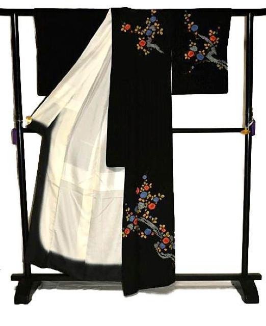 【最高級】美品 縮緬 金彩 絞り染め 花柄 鹿の子柄 訪問着 身丈159cm 裄丈63cm T3418 < 女性ファッション  【最高級】美品 縮緬 金彩 絞り染め 花柄 鹿の子柄 訪問着 身丈159cm 裄丈63cm T3418 < 女性ファッションの