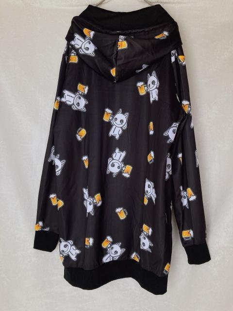 NieR CLOTHING プリント 長袖 ゆったり ロング パーカー トップス F N2m < 女性ファッション  NieR CLOTHING プリント 長袖 ゆったり ロング パーカー トップス F N2m < 女性ファッションの