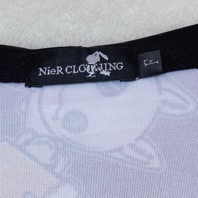 NieR CLOTHING プリント 長袖 ゆったり ロング パーカー トップス F N2m < 女性ファッション  NieR CLOTHING プリント 長袖 ゆったり ロング パーカー トップス F N2m < 女性ファッションの