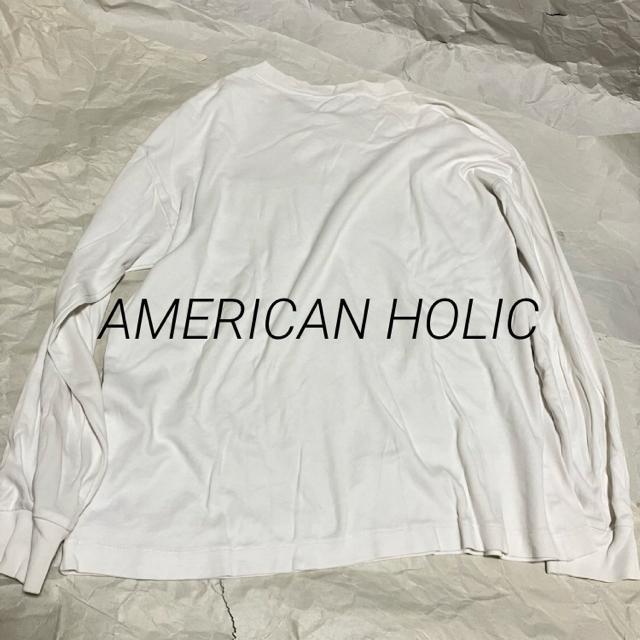 【アメリカンホリック】 長袖 Tシャツ / ポケット付き / M ロンT < 女性ファッション 【アメリカンホリック】 長袖 Tシャツ / ポケット付き / M ロンT < 女性ファッションの