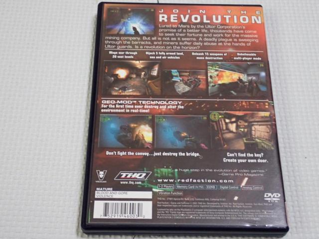 PS2RED FACTION GREATEST HITS CO kĔ  Q[{/\tg 