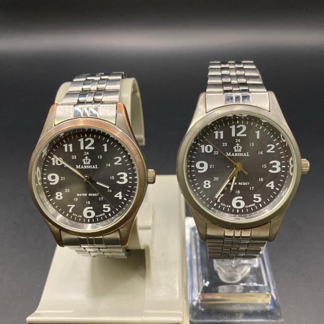 即決 MARSHAL ソーラー腕時計 MRM102-SBK 2本セット < 男性アクセサリー/時計  即決 MARSHAL ソーラー腕時計 MRM102-SBK 2本セット < 男性アクセサリー/時計の