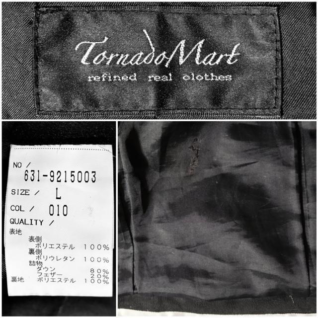 TORNADO MART トルネードマート 定価4.5万円程 ボリュームネック ダウン ジャケット L 細身 ライダース アウター < ブランド TORNADO MART トルネードマート 定価4.5万円程 ボリュームネック ダウン ジャケット L 細身 ライダース アウター < ブランドの