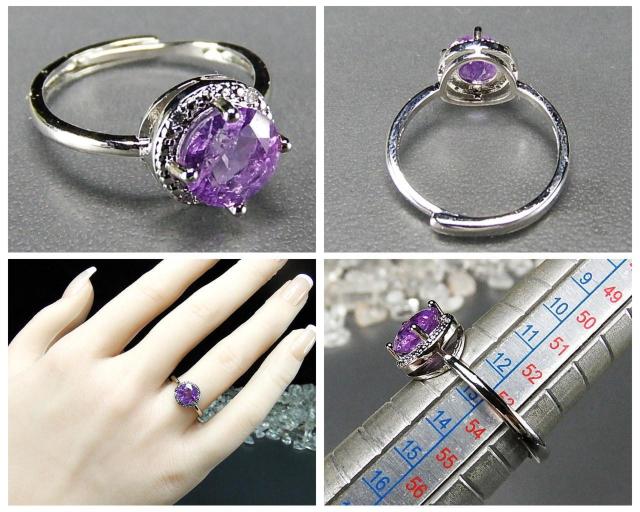 天然アメジスト指輪天然石リング約13号〜14号微調整可能2月の誕生石 < 女性アクセサリー/時計 天然アメジスト指輪天然石リング約13号〜14号微調整可能2月の誕生石 < 女性アクセサリー/時計の