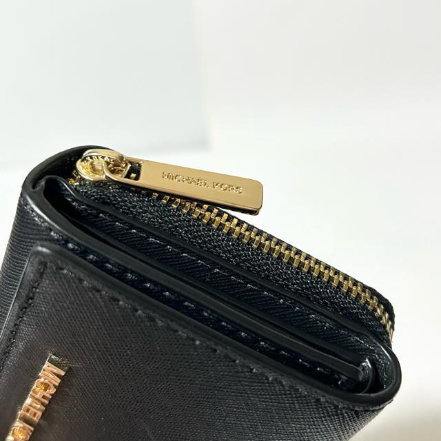 MICHAEL KORS マイケルコース レザー 三つ折り財布 ブラック レディース < ブランド MICHAEL KORS マイケルコース レザー 三つ折り財布 ブラック レディース < ブランドの