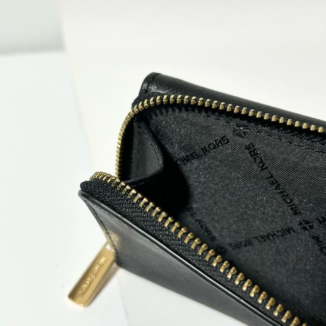 MICHAEL KORS マイケルコース レザー 三つ折り財布 ブラック レディース < ブランド MICHAEL KORS マイケルコース レザー 三つ折り財布 ブラック レディース < ブランドの