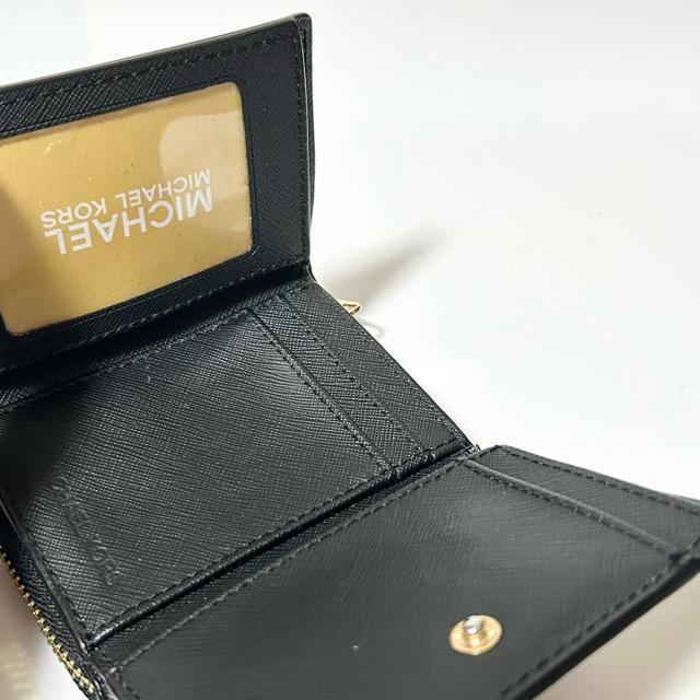 MICHAEL KORS マイケルコース レザー 三つ折り財布 ブラック レディース < ブランド MICHAEL KORS マイケルコース レザー 三つ折り財布 ブラック レディース < ブランドの
