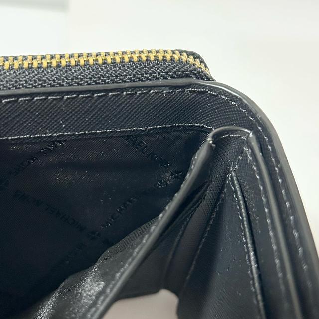 MICHAEL KORS マイケルコース レザー 三つ折り財布 ブラック レディース < ブランド MICHAEL KORS マイケルコース レザー 三つ折り財布 ブラック レディース < ブランドの