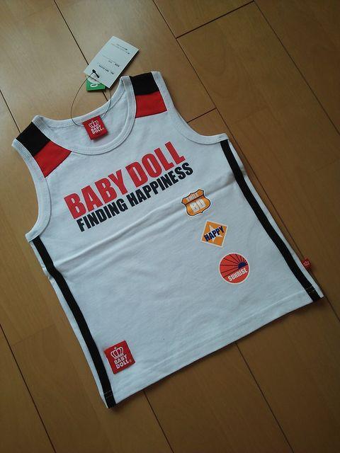 新品FLタンクトップ110白ベビドBABYDOLLベビードール < ブランド  新品FLタンクトップ110白ベビドBABYDOLLベビードール < ブランドの