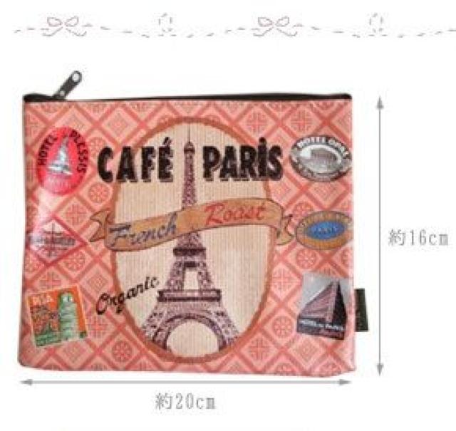 レトロパリPARISモチーフ ポーチ < 女性ファッション  レトロパリPARISモチーフ ポーチ  < 女性ファッションの
