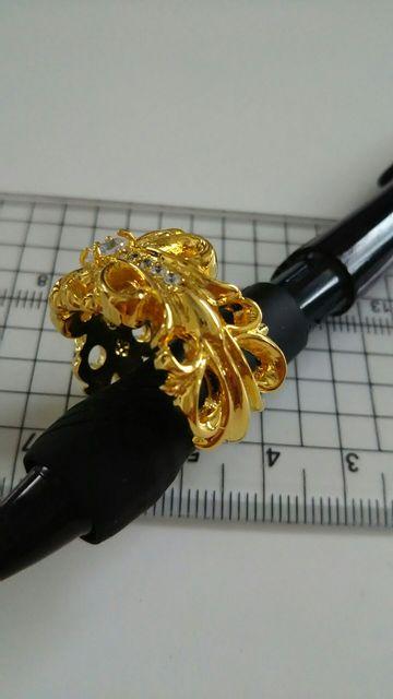 ☆超美品  22K仕様☆  ダブル フローラル クロス リング  ダイヤPave  19号 < ブランド  ☆超美品  22K仕様☆  ダブル フローラル クロス リング  ダイヤPave  19号 < ブランドの