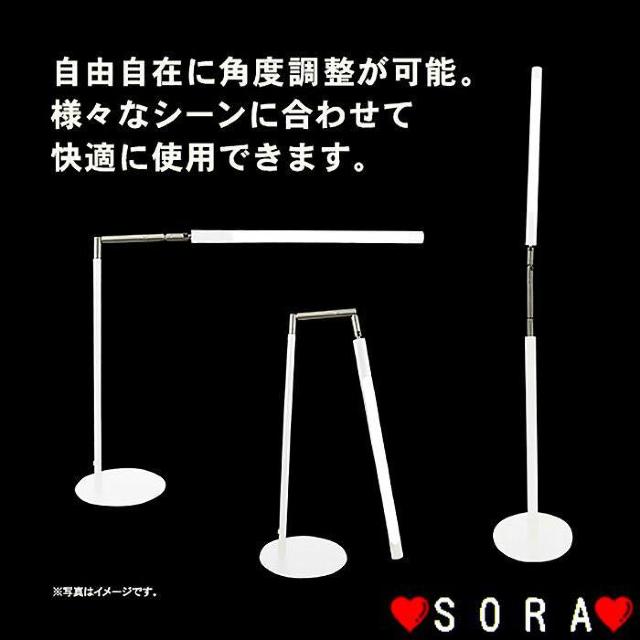 USB電源 3段階調光 タッチセンサー式 角度調整可能♪卓上ライト 照明 パソコン用LEDライト ホワイト < 家電/AV  USB電源 3段階調光 タッチセンサー式 角度調整可能♪卓上ライト 照明 パソコン用LEDライト ホワイト < 家電/AVの
