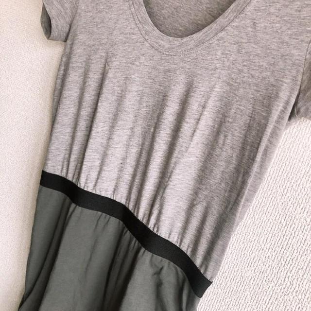 ◆theory/セオリー◆半袖ミニワンピース★グレー*サイズ2*シンプルコーデ♪美品 < ブランド  ◆theory/セオリー◆半袖ミニワンピース★グレー*サイズ2*シンプルコーデ♪美品 < ブランドの