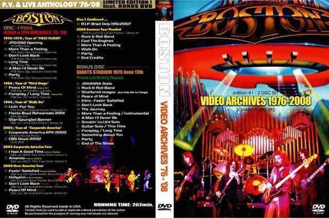 BOSTON 1976-2008 プロモPV集&ライヴ集 2DVD 決定版!ボストン < CD/DVD/ビデオ  BOSTON 1976-2008 プロモPV集&ライヴ集 2DVD 決定版!ボストン  < CD/DVD/ビデオの