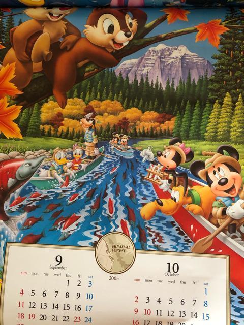 ディズニー カレンダー 2005年 壁掛け 大判 7枚綴り < アニメ/コミック/キャラクター  ディズニー カレンダー 2005年 壁掛け 大判 7枚綴り < アニメ/コミック/キャラクターの