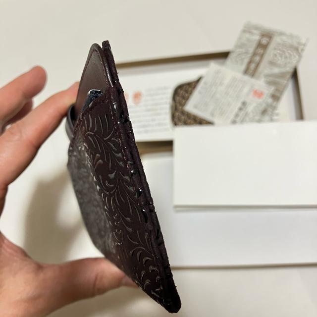 【保管未使用】【印傳屋 / INDEN-YA】 鹿革 長財布 / ダークパープル < 女性ファッション  【保管未使用】【印傳屋 / INDEN-YA】 鹿革 長財布 / ダークパープル < 女性ファッションの