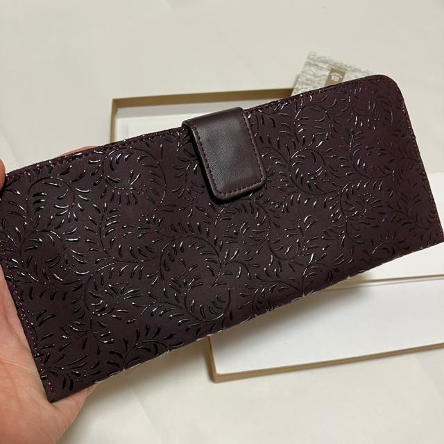 【保管未使用】【印傳屋 / INDEN-YA】 鹿革 長財布 / ダークパープル < 女性ファッション  【保管未使用】【印傳屋 / INDEN-YA】 鹿革 長財布 / ダークパープル < 女性ファッションの