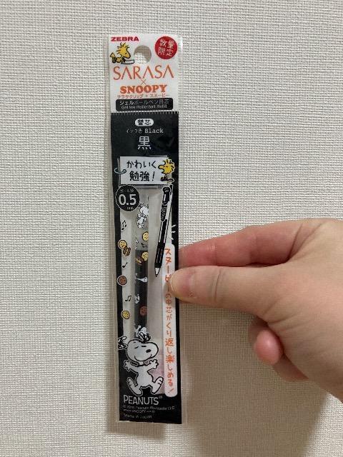 Xk[s[@SNOOPY SARASA {[y֐c@@0.5mm 