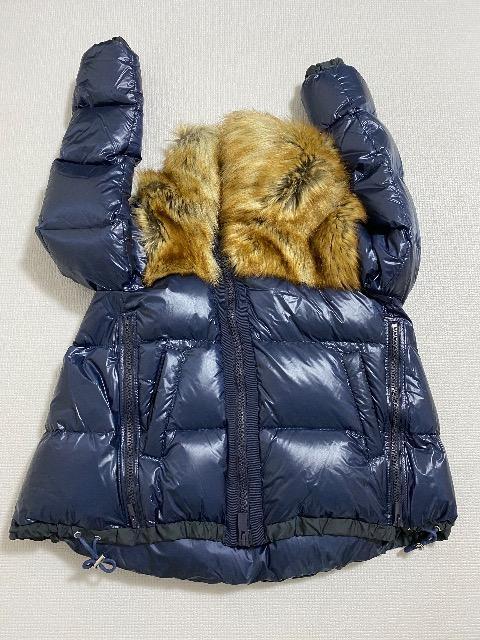 美品 sacai サカイ ダウンジャケット サイズ1 ネイビー < ブランド  美品 sacai サカイ ダウンジャケット サイズ1 ネイビー < ブランドの