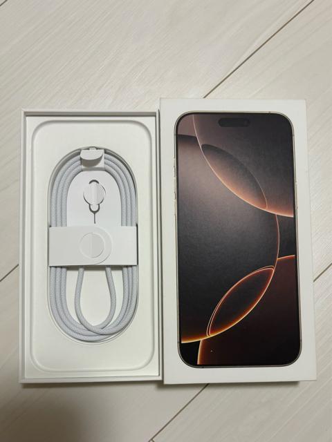 iPhone16ProMax256GBデザートチタニウム < 家電/AV  iPhone16ProMax256GBデザートチタニウム < 家電/AVの