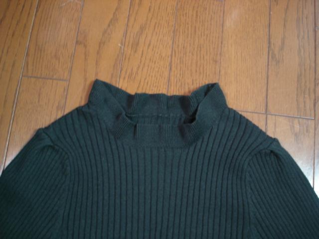 ★ケティ ketty 襟元フリルのリブ編みデザインニット★着用1・2度!超激安! < ブランド ★ケティ ketty 襟元フリルのリブ編みデザインニット★着用1・2度!超激安! < ブランドの