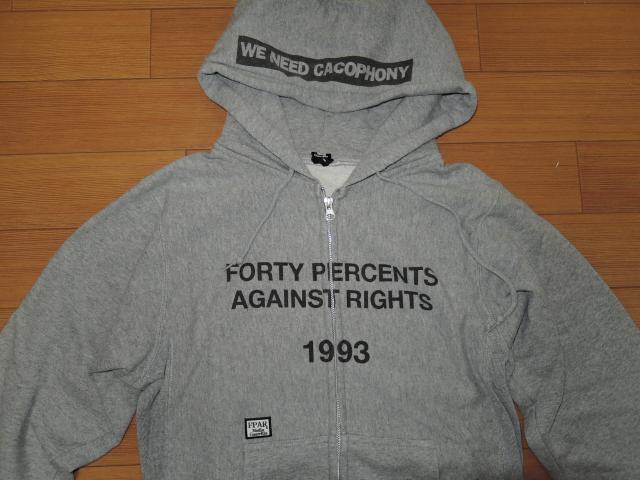 FPAR スウェット ジップ パーカー 2 灰 WTAPSダブルタップス 40% < ブランド  FPAR スウェット ジップ パーカー 2 灰 WTAPSダブルタップス 40% < ブランドの