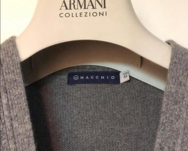 特価美品MACCHIO日本製チェック柄V衿前開きニットカーディガングレー系長袖毛100%アウターセーター大活躍通勤フォーマル < 男性ファッション  特価美品MACCHIO日本製チェック柄V衿前開きニットカーディガングレー系長袖毛100%アウターセーター大活躍通勤フォーマル < 男性ファッションの