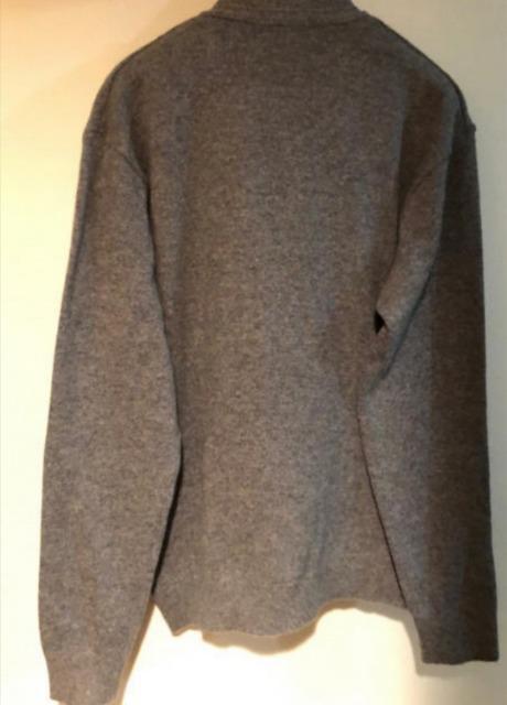 特価美品MACCHIO日本製チェック柄V衿前開きニットカーディガングレー系長袖毛100%アウターセーター大活躍通勤フォーマル < 男性ファッション  特価美品MACCHIO日本製チェック柄V衿前開きニットカーディガングレー系長袖毛100%アウターセーター大活躍通勤フォーマル < 男性ファッションの