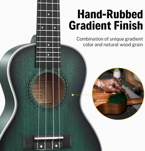 ウクレレ コンサート 初心者セット 23インチ 上質木材 ポリッシュ仕上げ ソフトケースとチューナーなどアクセサリー6点セット < ホビー ウクレレ コンサート 初心者セット 23インチ 上質木材 ポリッシュ仕上げ ソフトケースとチューナーなどアクセサリー6点セット < ホビーの