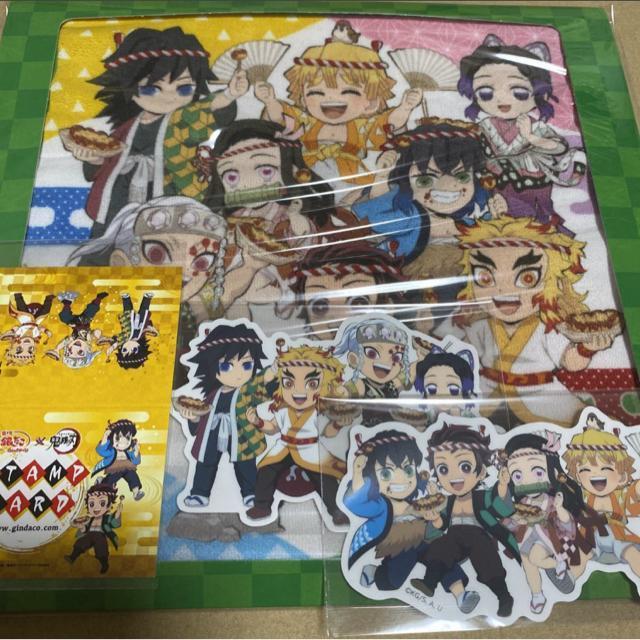 鬼滅の刃 銀だこ 限定 ハンドタオル スタンプカード ステッカー2枚 4点セット 冨岡義勇 煉獄杏寿郎 宇髄天元 胡蝶しのぶ < アニメ/コミック/キャラクター  鬼滅の刃 銀だこ 限定 ハンドタオル スタンプカード ステッカー2枚 4点セット 冨岡義勇 煉獄杏寿郎 宇髄天元 胡蝶しのぶ  < アニメ/コミック/キャラクターの