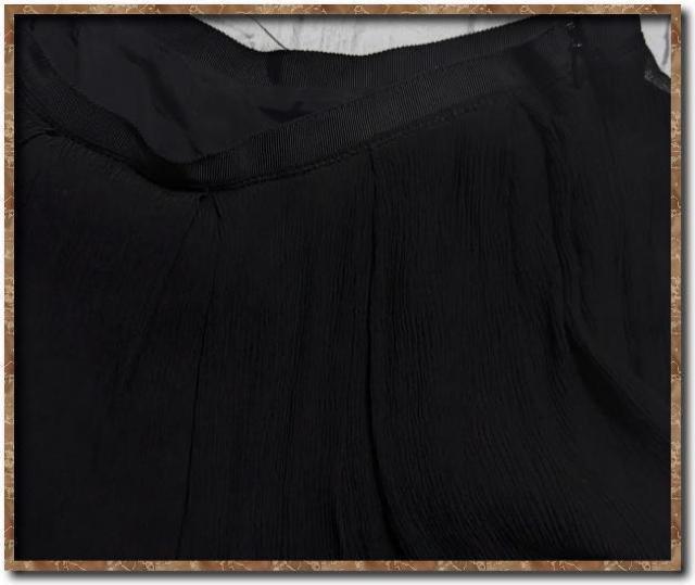 K.T キヨコ タカセ フロッキーシルクシフォンスカート 黒 < 女性ファッション K.T キヨコ タカセ フロッキーシルクシフォンスカート 黒 < 女性ファッションの