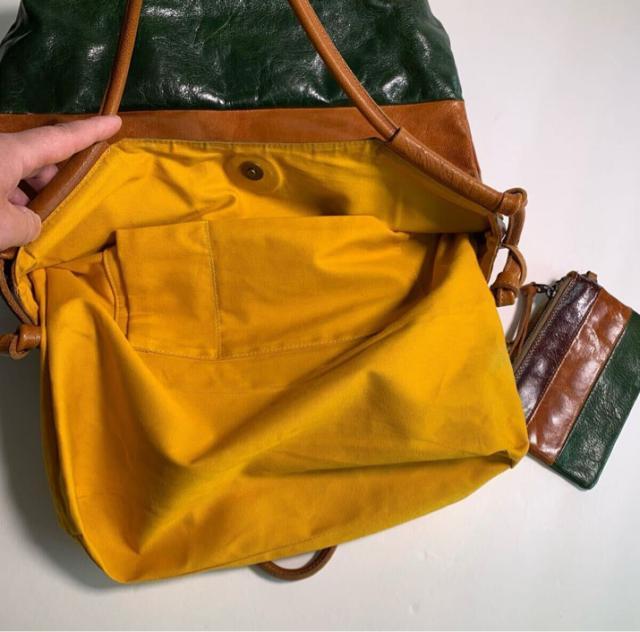 本革 レザー マルチカラー トートバッグ ツギハギ 肩掛け可能 ミニポーチ付き < 女性ファッション 本革 レザー マルチカラー トートバッグ ツギハギ 肩掛け可能 ミニポーチ付き < 女性ファッションの