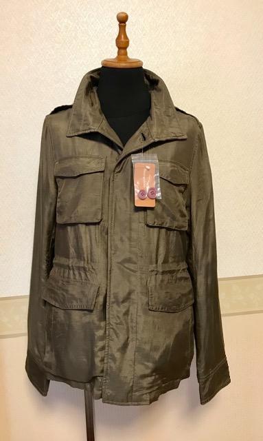 Doux archives 未使用 タグ付き 綿 シルク ジャケット カーキ < 女性ファッション Doux archives 未使用 タグ付き 綿 シルク ジャケット カーキ < 女性ファッションの