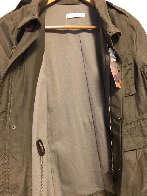 Doux archives 未使用 タグ付き 綿 シルク ジャケット カーキ < 女性ファッション Doux archives 未使用 タグ付き 綿 シルク ジャケット カーキ < 女性ファッションの