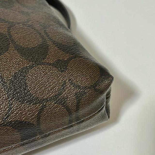 COACH �R�[�` �V�O�l�`���[ �t�@�C���o�b�O �V�����_�[�o�b�O F34938 PVC ���U�[ �u���E�� �u���b�N ���f�B�[�X �� �u�����h�� 