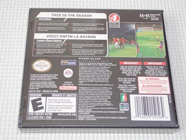 DS��FIFA SOCCER 07 �C�O�� �k�ĔŁ��V�i���J�� �� �Q�[���{��/�\�t�g�� 