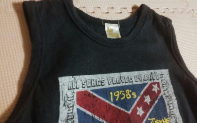 130 FLIP SURFING USA 黒 袖無 < キッズ/ベビー  130 FLIP SURFING USA 黒 袖無 < キッズ/ベビーの