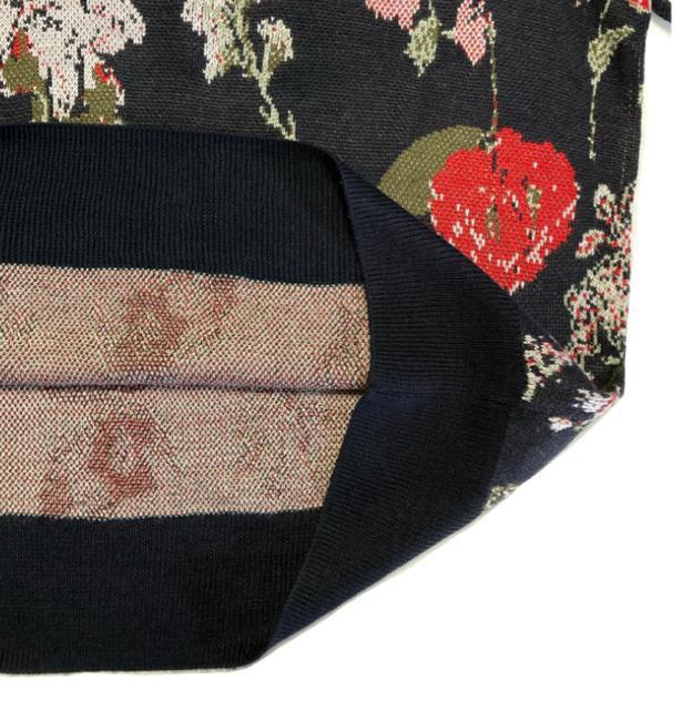 ラナンRanan◎レトロ花柄ジャガードセーター◎(L)美品 < 女性ファッション ラナンRanan◎レトロ花柄ジャガードセーター◎(L)美品 < 女性ファッションの