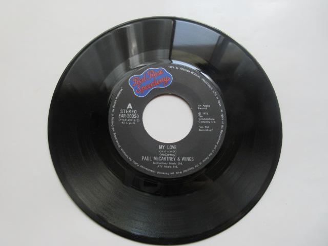 ポール・マッカートニー&ウイングス シングル盤 「 マイ・ラヴ 」 < CD/DVD/ビデオ ポール・マッカートニー&ウイングス シングル盤 「 マイ・ラヴ 」 < CD/DVD/ビデオの