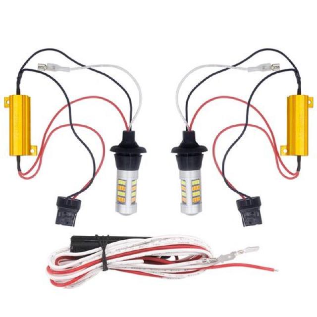 T20 ウインカーポジションキット 42連 ホワイト アンバー < 自動車/バイク T20 ウインカーポジションキット 42連 ホワイト アンバー < 自動車/バイク
