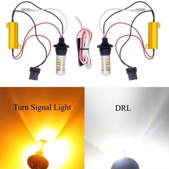 T20 ウインカーポジションキット 42連 ホワイト アンバー < 自動車/バイク T20 ウインカーポジションキット 42連 ホワイト アンバー < 自動車/バイク