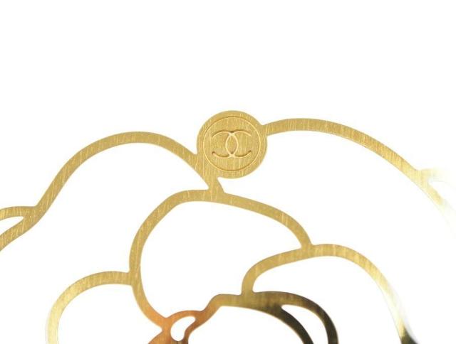 シャネル ノベルティ 栞 しおり ブックマーク クリップ式 透かしカメリア バースデー限定 ゴールド CHANEL【正規品】 < ブランド  シャネル ノベルティ 栞 しおり ブックマーク クリップ式 透かしカメリア バースデー限定 ゴールド CHANEL【正規品】 < ブランドの