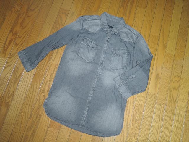 SOPHNET. ソフネット 7分丈 ウエスタン デニムシャツ M 黒 ブラック インディゴ染め 製品加工DENIM SHIRTS < ブランド  SOPHNET. ソフネット 7分丈 ウエスタン デニムシャツ M 黒 ブラック インディゴ染め 製品加工DENIM SHIRTS < ブランドの