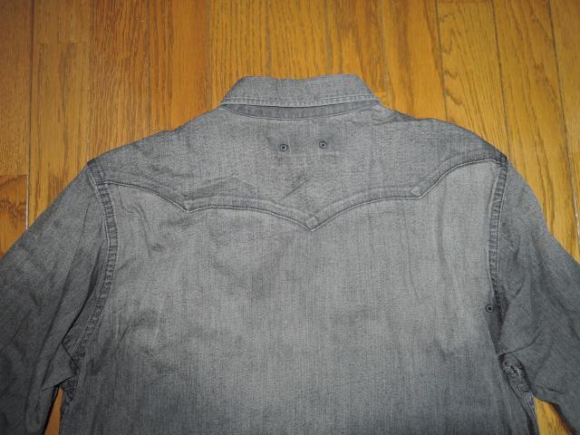 SOPHNET. ソフネット 7分丈 ウエスタン デニムシャツ M 黒 ブラック インディゴ染め 製品加工DENIM SHIRTS < ブランド  SOPHNET. ソフネット 7分丈 ウエスタン デニムシャツ M 黒 ブラック インディゴ染め 製品加工DENIM SHIRTS < ブランドの
