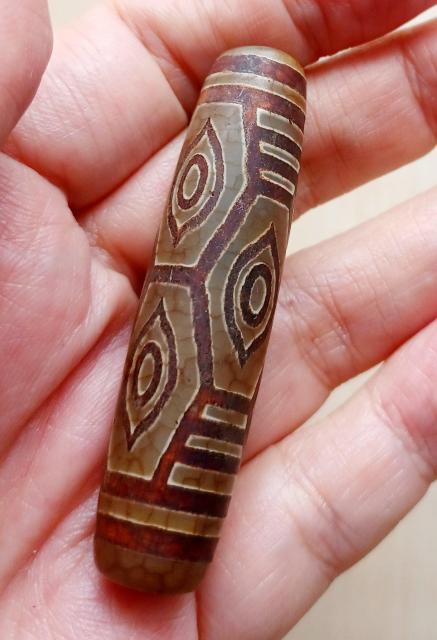 チベット 龍眼天珠 大 < ペット/手芸/園芸  チベット 龍眼天珠 大 < ペット/手芸/園芸の