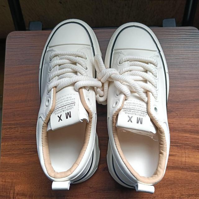 新品 23cm レディース スニーカー ホワイト シューズ 靴 カジュアル 厚底 < 女性ファッション 新品 23cm レディース スニーカー ホワイト シューズ 靴 カジュアル 厚底 < 女性ファッションの