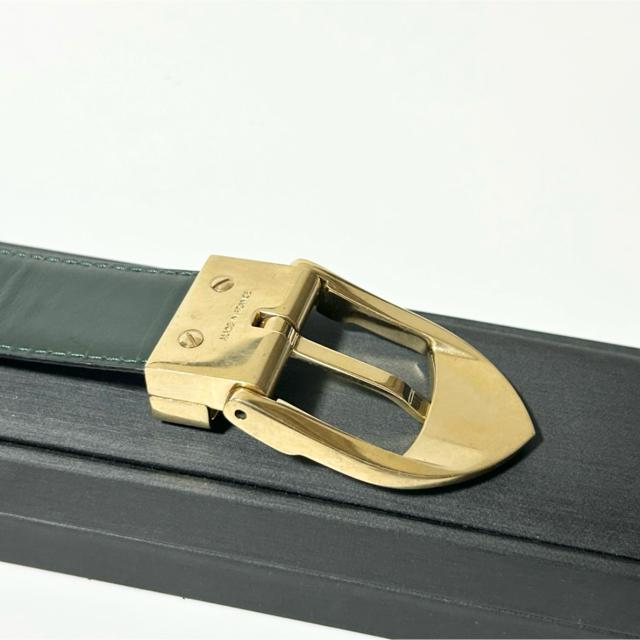 LOUIS VUITTON ルイヴィトン ベルト M6845 タイガ サンチュールクラシック グリーン メンズ < ブランド LOUIS VUITTON ルイヴィトン ベルト M6845 タイガ サンチュールクラシック グリーン メンズ < ブランドの