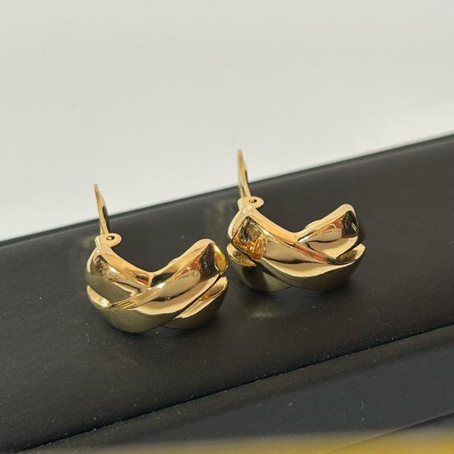 美品 ChristianDior ディオール ヴィンテージ クリップ式 イヤリング 耳飾り ゴールド レディース < ブランド 美品 ChristianDior ディオール ヴィンテージ クリップ式 イヤリング 耳飾り ゴールド レディース < ブランドの