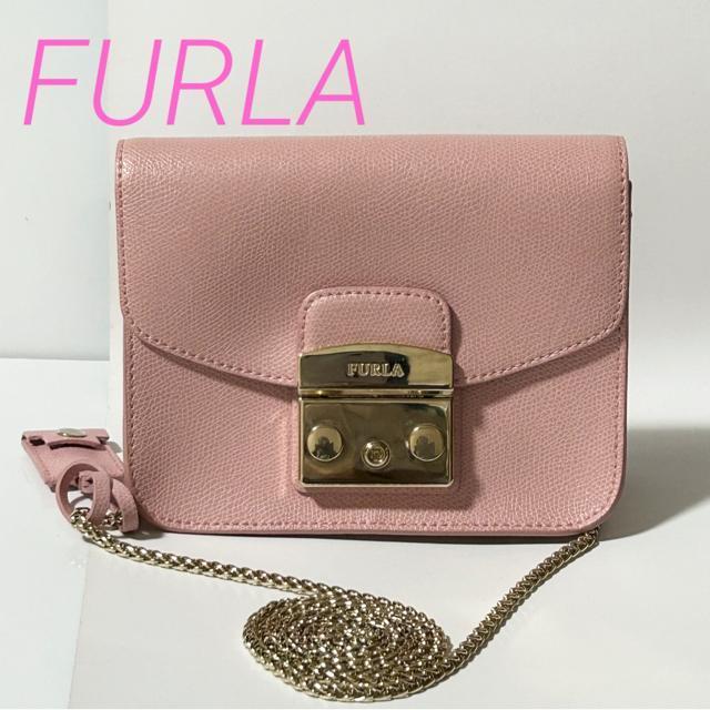 FURLA �t���� ���g���|���X ���U�[ �`�F�[�� �N���X�{�f�B �V�����_�[�o�b�O ���f�B�[�X ���C�g�s���N  �� �u�����h�� 