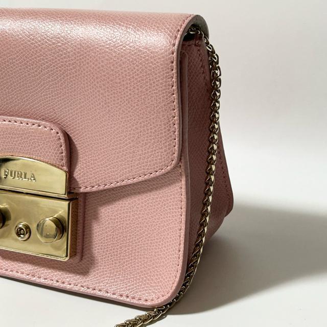 FURLA �t���� ���g���|���X ���U�[ �`�F�[�� �N���X�{�f�B �V�����_�[�o�b�O ���f�B�[�X ���C�g�s���N �� �u�����h�� 